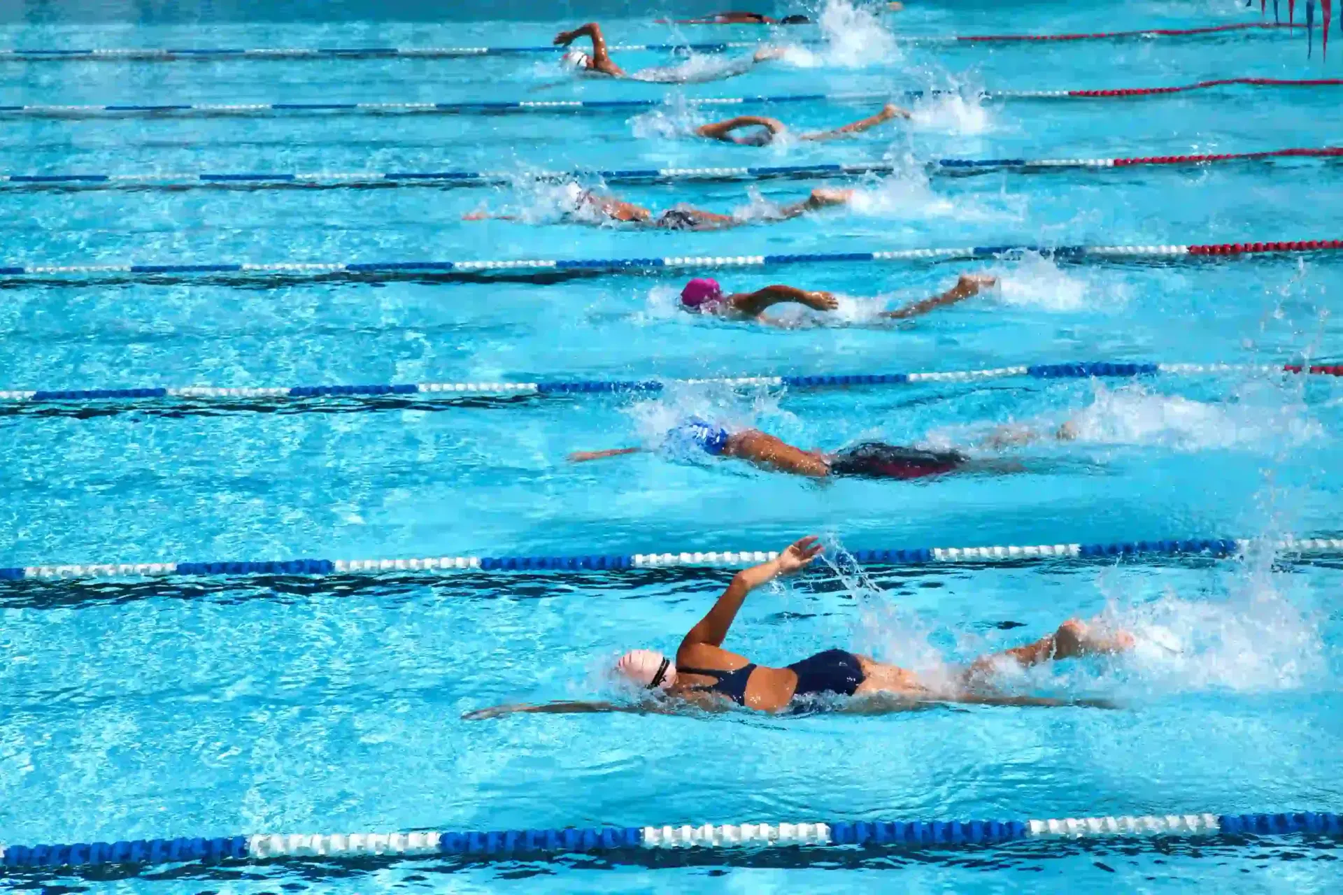 Swimming — hero background