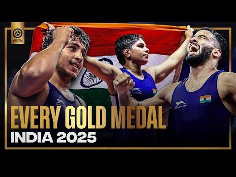 Every Indian 2025 world champion - Sujeet, Kajal, Tapsya, Vishnoi, Rachana, Sitender, Hardeep